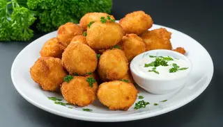 Champignons pané
