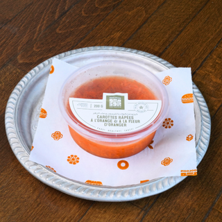  Carottes rapées à l'orange   