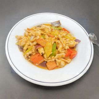 Pollo Con Salsa Curry (Picante)