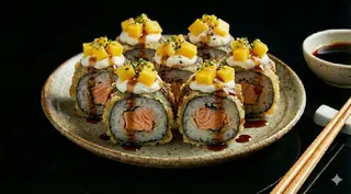 Mango tempura