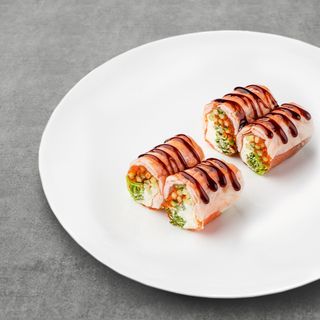 სპრინგ როლი ვეფხვის კრევეტკით