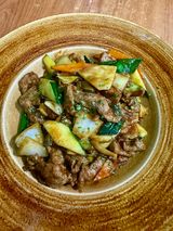 Ternera con salsa de ostra