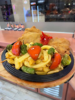 Cachopo De Jamón Y Queso Manchego