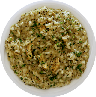 Ризото с трюфели и мариновано пиле (420г)