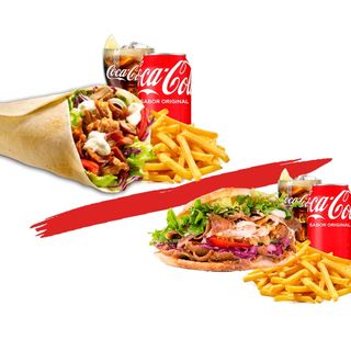 Menú Duram O Kebab +Patata+Bebida 