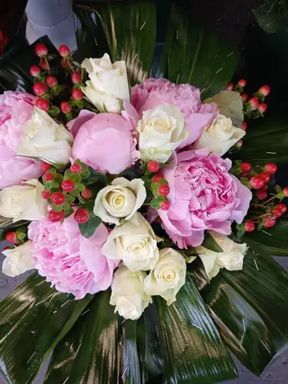 Ciottola peonie rose
