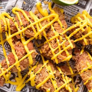 ALITAS DE POLLO CON MOSTAZA Y MIEL