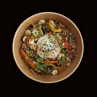 Wok kozice s povrćem