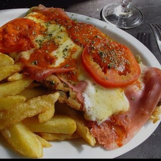 Milanesa de pollo glotona 