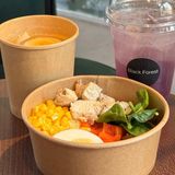 КОМБО-БОУЛ (бульон курячий + боул з курочкою + лимонад/ айс латте)