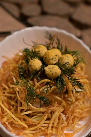 Салат "Гнездо глухаря"