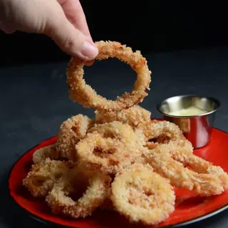 Цибулеві кільця з Часниковим соусом (200г)