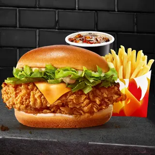 Crispy Burger Combo