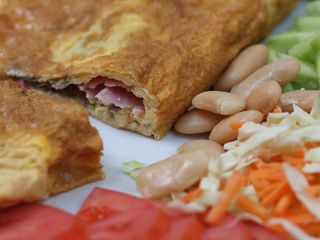 Омлет с гъби и шунка (350г)