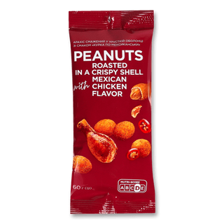 Арахіс «Премія» у хрусткій оболонці зі смаком курки по-мексиканськи (60г)
