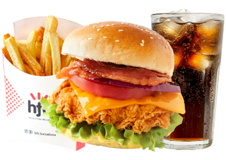 HFC Burger Cheese Bakon+1 Comp.+1 Beb.