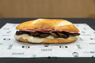Ciacco soppressata e melanzane