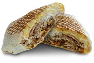 Tacos Mixte Falafel + Crispy Poulet + Frites