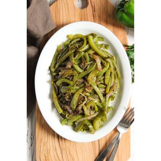 Lamb with green pepper