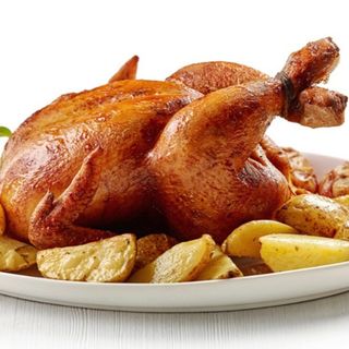 Pollo al horno o asado, entero  