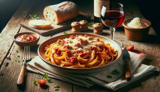 Tagliatelle amatriciana