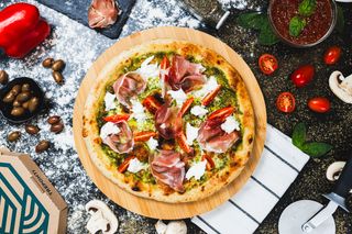 Pizza Crudo Bocconccini, GRANDE
