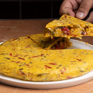 Tortilla de Pimientos.