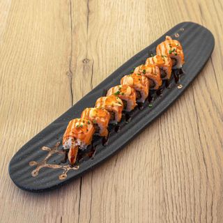 Roll Tataki De Salmón Caramelizado (8 Pzs.)