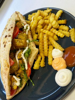 Chichtouk ou Galette Chicken Tikka