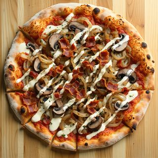 Pizza carbonara (28 cm.)