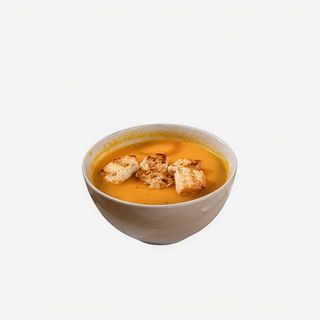 Зеленчукова крем супа с домашни крутони 400г