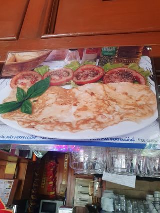 Tortilla Francesa Con Tomate