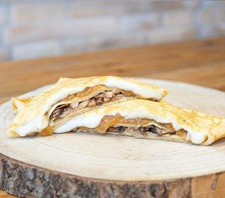 Crepe champignon fondue