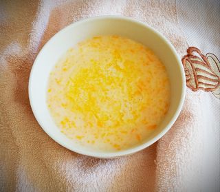 Каша манная с тыквой