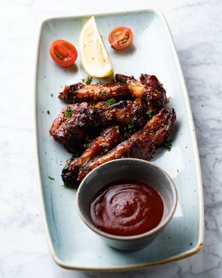 Saucy BBQ Chicken Wings