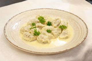 Жувава в сливочном соусе