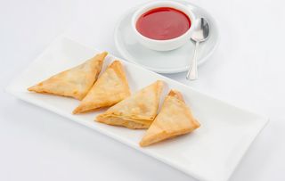 13. Ravioli al curry fritti