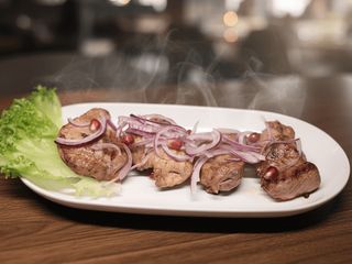 Szaszłyk z karkówki wieprzowej