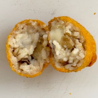 Supplì radicchio e gorgonzola