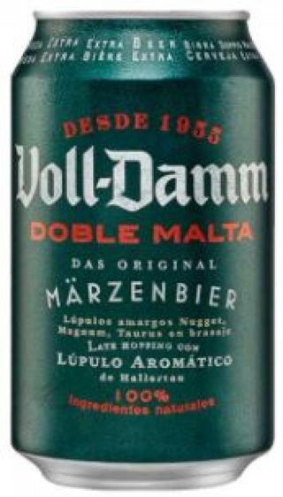 Lata de cerveza Voll Damm 33cl