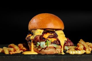 ტკბილ-ცხარე ბურგერი