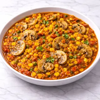 Corn & Mushroom Masala