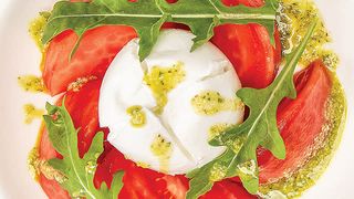 Белен розов домат с бурата (350г)