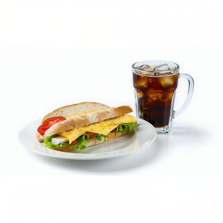 Bocadillo Tortilla Francesa + Bebida