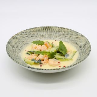 Creveti sote in sos de unt