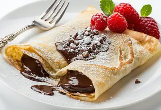 Nalesnik z mascarpone i herbatnikami