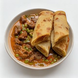Beef Curry With Chapati