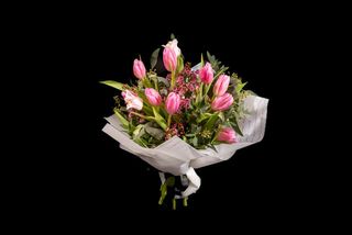 Buchet 11 lalele mov/roz