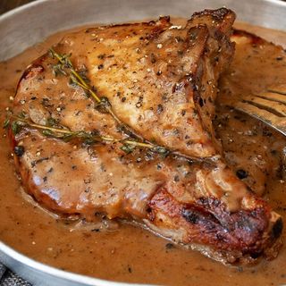 Pork Chop in Brown Sauce