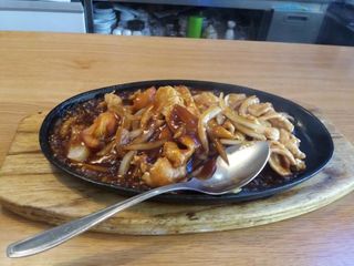 75-Pollo Con Ajos A La Plancha